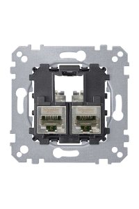 Schneider MTN4575-0012 Merten 2li RJ45 CAT5 STP Priz