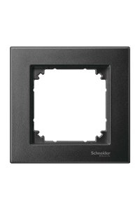 Schneider MTN486114 Merten M-Plan Tekli Antrasit Çerçeve