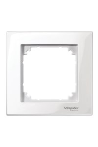 Schneider MTN515119 Merten M-Plan Tekli Beyaz Çerçeve