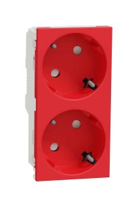 Schneider NU306703A Yeni Unica 2li Korumalı Topraklı Priz