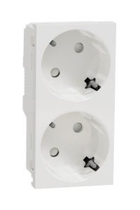 Schneider NU306718A Yeni Unica 2li Korumalı Topraklı Priz