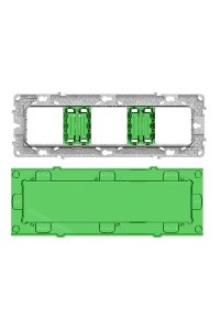 Schneider NU7006C 3lü 6-8 Modüllü Plastik Montaj Plakası