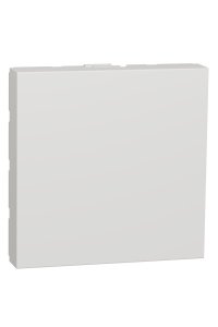 Schneider NU986618 Yeni Unica 2 Modüllü Beyaz Kör Kapak