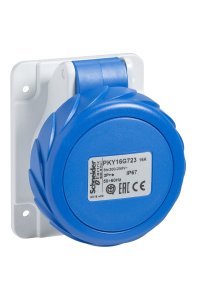 Schneider PKY16G723 IP67 Hızlı Bağlantılı Düz Makine Prizi