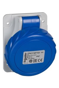 Schneider PKY32F723 3x32A 2P+E 200-250VAC Eğik Makine Prizi