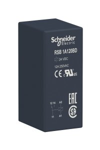 Schneider RSB-1A120BD 1K 24VDC 12A 5 Bacaklı Röle
