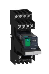 Schneider RXM4AB1BDPVM 24V DC 6A Ön Minyatür Geçmeli Röle