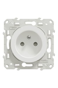 Schneider S520059 Odace Beyaz Hızlı Çocuk Korumalı Ups Priz