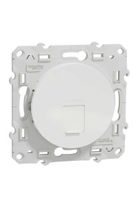 Schneider S520476 Beyaz 1xRJ45 Cat6 STP Telefon Data Prizi
