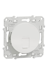 Schneider S520477 Beyaz 1xRJ45 Cat6a STP Telefon Data Prizi