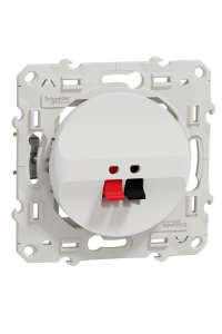 Schneider S520487 Odace Beyaz Hoparlör Prizi