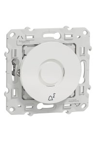 Schneider S520580 Odace Beyaz Elektronik Kapı Zili