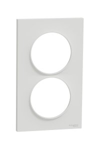 Schneider S520714 Odace Styl 2li Beyaz Dikey Çerçeve
