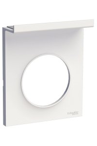 Schneider S52P712 Odace Styl Beyaz Tekli Kapaklı Çerçeve