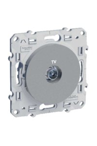 Schneider S53D445 Odace Alüminyum Sonlu Tv Prizi