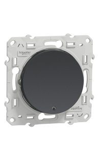 Schneider S540263 Odace Antrasit Işıklı Anahtar/Vavien