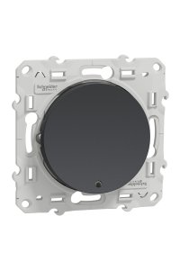 Schneider S540276 Odace 10A Antrasit Işıklı Liht Buton