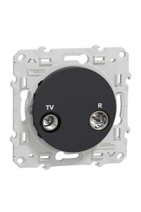Schneider S540451 Odace Antrasit Bağımsız Tv/R Prizi