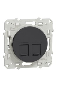 Schneider S540486 Odace 2xRJ45 Cat6 STP Telefon Data Prizi
