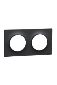 Schneider S540704 Odace Antrasit 2li Anahtar Priz Çerçevesi