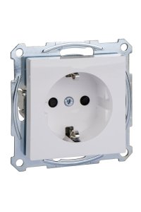 Schneider System-M Aktif Beyaz Çocuk Korumalı Topraklı Priz