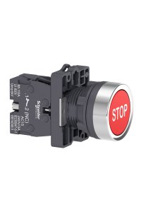 Schneider XA2-EA4342 1NK Kırmızı Stop Yaylı Buton