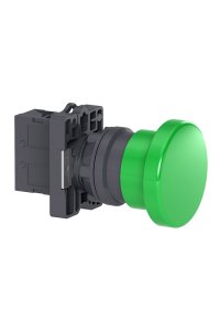 Schneider XA2-EC31 1NA Yeşil Mantar Kafalı Yaylı Buton