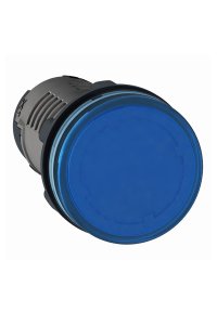 Schneider XA2-EVB6LC 24VAC/DC Mavi Sinyal Lambası