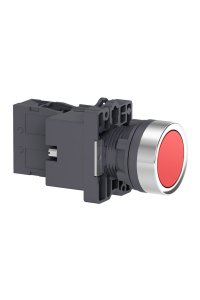 Schneider XA2-EW34M2 220VAC/DC Işıklı Yaylı Kırmızı Buton