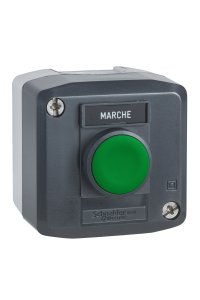 Schneider XALD101 Yeşil Yaylı Dönüş Basmalı Buton Kutusu