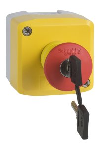 Schneider XALK188G40mm Anahtarlı Mantar Buton Kumanda Kutusu