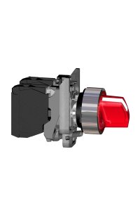 Schneider XB4-BK134B5 Işıklı Kırmızı Mandal Buton
