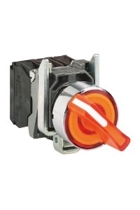Schneider XB4-BK135M5 Işıklı Turuncu Mandal Buton