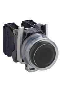 Schneider XB4-BP21 Plastik Kılıflı Siyah Yaylı Buton