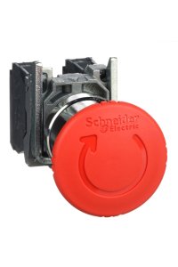 Schneider XB4-BS8445 2 Kutuplu Mantar Buton