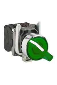 Schneider XB4BK133G5 120V Sabit Yeşil Işıklı Mandal Buton