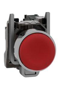 Schneider XB4BL42 Kırmızı Yaylı Dönüş İşaretsiz Buton