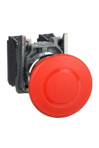 Schneider XB4BT845 1NA+1NK Kırmızı Acil Durdurma Butonu