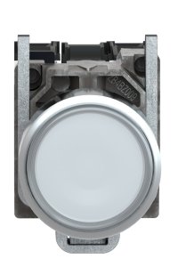 Schneider XB4BW3165 250V Yaylı Dönüşlü Beyaz Işıklı Buton