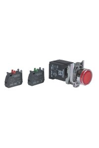 Schneider XB4BW3435 110-120V Kırmızı Sıva Altı Işıklı Buton