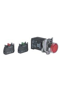 Schneider XB4BW3445 220-240V Kırmızı Sıva Altı Işıklı Buton