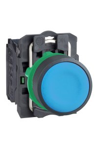 Schneider XB5-AA61 1NA Mavi Yaylı Buton