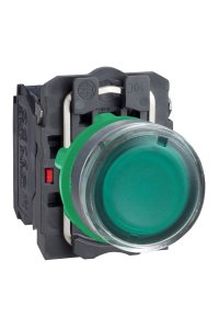 Schneider XB5-AW3365 1NA+1NK Işıklı Yeşil Yaylı Buton