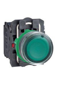 Schneider XB5-AW33M5 220VAC Işıklı Yeşil Yaylı Buton