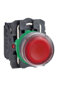 Schneider XB5-AW34B5 24V AC/DC Işıklı Kırmızı Yaylı Buton