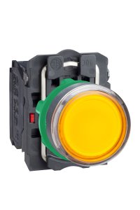 Schneider XB5-AW35B5 24V AC/DC Işıklı Turuncu Yaylı Buton