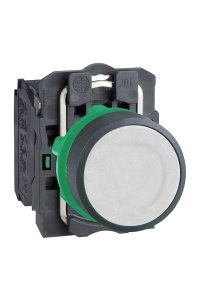 Schneider XB5AA11 Harmony Xb5 22mm Plastik Beyaz Düz Buton
