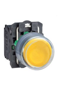 Schneider XB5AP51 22mm 1NA Sarı Çıkık Buton Başlığı