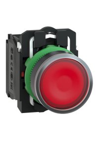 Schneider XB5AW34G5 110-120V Kırmızı Sıva Altı Işıklı Buton
