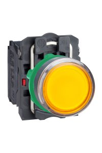 Schneider XB5AW3565 250V 22mm Turuncu Işıklı Buton